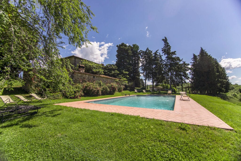 Swimming Pool with panoramic view - Bibbiano_I_Sodi_Villa